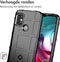 iMoshion Hoesje Geschikt voor Motorola Moto G30 / Moto G20 / Moto G10 Power / Moto G10 Hoesje Siliconen - iMoshion Rugged Shield Backcover - Zwart