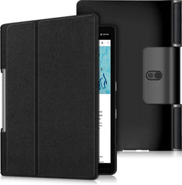 Lenovo Yoga Smart Tab 10.1 - Tri-Fold Book Case - Volledige bescherming - Zwart