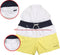 Pierre Cardin Blocked Swim Short - Heren Zwembroek - Polyester - Navy/Wit/Geel