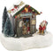 Luville Kerstdorp Miniatuur Santa's Shop - L16,5 x B12 x H13,5 cm