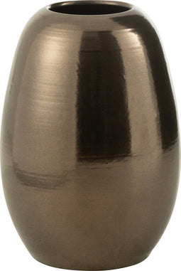 J-Line vaas - porselein - goud - medium - 40 cm hoog