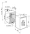 LIEBHERR IRD390022 - Inbouwkoeler - EasyFresh lade - Smart bediening