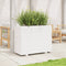 vidaXL - Plantenbak - 90x40x72 - cm - massief - grenenhout - wit