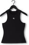 Calvin Klein Micro Monologo - Racer Back Top - Slim-fit - Zwart - Maat L