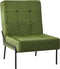 vidaXL - Relaxstoel - 65x79x87 - cm - fluweel - lichtgroen