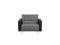 ABERDEEN - Chesterfield fauteuil - Zwart - Polyester