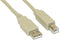 InLine 34518H - USB naar USB-B kabel - 200 cm - Beige