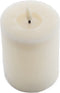led kaars rustic Ivoor 10x7,5cm