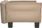 vidaXL - Hondenmand - 70x45x30 - cm - kunstleer - cappuccinokleurig