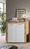 Furnilux Jam - Highboard - Tijdloos design - Wit eiken - 35x80x88cm