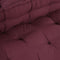 vidaXL - Pallet - Sofa - Kussen - met - Rugsteun - Rood - Stof
