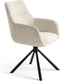 Furnihaus Olivia - Draaibare Eetkamerstoel - Armleuning 360° - Beige