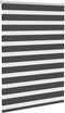 vidaXL - Zebra - rolgordijn - 100x100 - cm - stofbreedte - 95,9 - cm - zwart