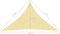 vidaXL - Zonnezeil - 160 - g/m² - 2,5x2,5x3,5 - m - HDPE - beige