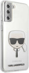 Karl Lagerfeld - Backcase Hoesje - Geschikt voor Samsung Galaxy S21 Plus - Flexibele Randen - Transparant