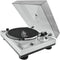 Omnitronic BD-1380 - USB-platenspeler - Riemaanrijving met opname-software - Zilver