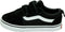 VANS TD Ward V - Lage sneakers - Suède/canvas - Zwart/wit (maat 24)
