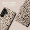 imoshion Hoesje Geschikt voor Samsung Galaxy S24 Hoesje Met Pasjeshouder - imoshion Design Bookcase smartphone - Meerkleurig / Black And White Dots