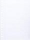 Multo MU-3007310590 - Ringbandinterieur A5 - 50 vel gelinieerd 80 grams - Wit/blauw
