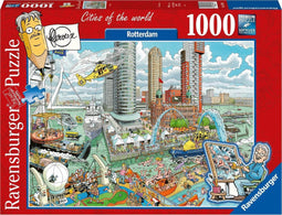 Ravensburger puzzel Fleroux Rotterdam - Legpuzzel - 1000 stukjes
