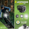 MIVELO Fietslamp - USB Oplaadbaar - IPX5 Waterdicht - Zwart