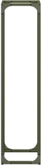 vidaXL - Brandhoutrek - 25x25x100 - cm - koudgewalst - staal - olijfgroen