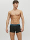 JACK&JONES ADDITIONALS JACWAISTBAND TRUNKS - Boxershorts - 3-pack - Asphalt (3-pack)