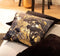 Dutch Decor MARIX - Sierkussen velvet 45x45 cm Raven - zwart - Inclusief binnenkussen