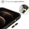 iMoshion Hoesje Geschikt voor iPhone 12 Pro Max Hoesje Shockproof - iMoshion Rugged Hybrid Carbon Case - Zwart