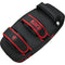 RDX F6 Kara Thai Arm Pads - Kick Pads - Calibrated Impact Diffusion Sheet - Matzwart met Rood