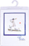 Thea Gouverneur - Borduurpakket met telpatroon - 3033A - Voorgesorteerde DMC Garens - Cricket - Aida - 16 cm x 17 cm - DIY Kit