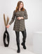 ONLY ONLCORY LS V-NECK TUNIC WVN NOOS - Korte jurk met lange mouwen - All over print - Maat L