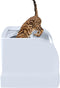 Imac Frida - Kattenbak Hop-in - Uitschuiflade - Lichtblauw 56X40X43,5 cm