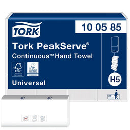 Tork - Handdoek H5 PeakServe Universal 1-laags 201x225mm 12x410 vel wit 100585