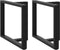 vidaXL - Eettafelpoten - 2 - st - T-vormig - 90x35x(72-73) - cm - staal - zwart