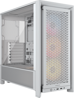 Corsair 4000D RS ARGB - ATX Tower - 3 ARGB PWM-fans - Wit