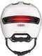 Abus HUD-Y - Fietshelm - Oplaadbare LED achterlicht - Shiny white M 54-58cm