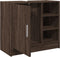 vidaXL - Wastafelkast - 63x29x55 - cm - bewerkt - hout - bruin - eikenkleurigig