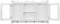 vidaXL Wandschap - Wandplank - 2 deurtjes met glas - wit