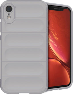 iMoshion Hoesje Geschikt voor iPhone Xr Hoesje Siliconen - iMoshion EasyGrip Backcover - Grijs