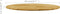 vidaXL - Tafelblad - rond - 23 - mm - 500 - mm - massief - eikenhout