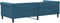 vidaXL - Slaapbank - 90x200 - cm - fluweel - blauw