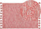 NIGDE - Laagpolig vloerkleed - Rood - 160 x 230 cm - Katoen