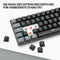 Mechanisch toetsenbord, draadloos, gaming Bluetooth met RGB, tri-modi gaming toetsenbord QWERTZ (BT5