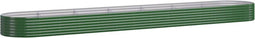 vidaXL - Plantenbak - 544x100x36 - cm - gepoedercoat - staal - groen