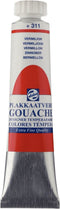 Plakkaatverf - 311 Vermiljoen - Gouache extra fine - Talens - 20 ml