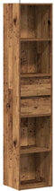 vidaXL - Boekenkast - 36x30x171 - cm - bewerkt - hout - oud - houtkleurig