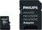Philips Micro SDHC UHS-I U1 16GB - SDHC Class 10 - Tot 20MB/s overdrachtssnelheid