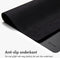 imoshion Bureau Onderlegger - 90 x 45 cm - Hoogwaardig kunstleer - Bureau Accessoires - Bureau Organizer - Antislip Muismat XXL - Inclusief draagriem - Zwart