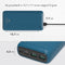 iMoshion® Powerbank 27000 mAh - Snellader & batterij-indicator - Geschikt voor o.a. iPhone & Samsung - 18 Watt - USB A, USB C & Micro USB - Blauw